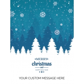 Customised Message Xmas Card