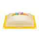 Pastel Blooms Marble 8x12 - Goldilocks cake (Large)