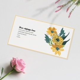 Custom gift card - Sunflower