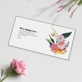 Custom gift card - Assorted Flowers