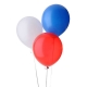 Balloon x3 - Red, white and blue colour